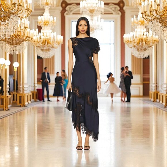 A.L.C. Alessia dress size M 8 US NEW - Picture 6 of 13